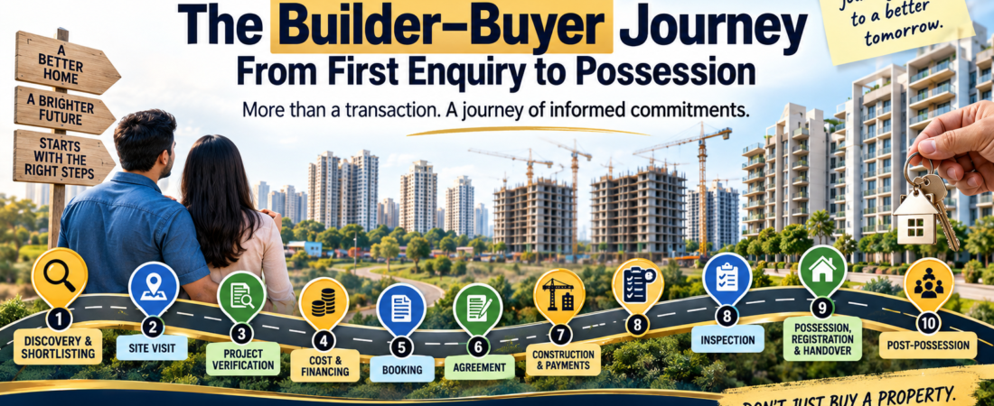 Understanding the Builder–Buyer Journey: From First Enquiry to Possession